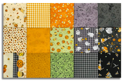 Matt's Pre-Cut Studio E 15 Piece Fat Quarter Bundle - Haunted Acre Wood