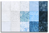 Matt's Pre-Cut Hoffman Batik 15 Piece Fat Quarter Bundle - Into The Snow