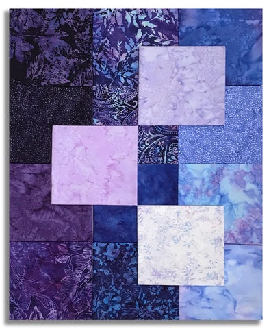 Matt's Pre-Cut Hoffman Batik 15 Piece Fat Quarter Bundle - Morning Glory