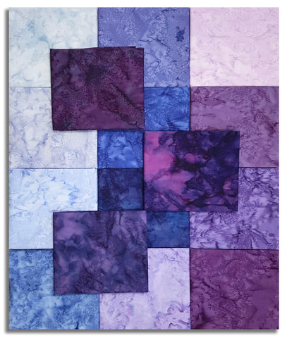 Matt's Hoffman Bali Batiks Pre-Cut 15 Piece Fat Quarter Bundle - Alliums