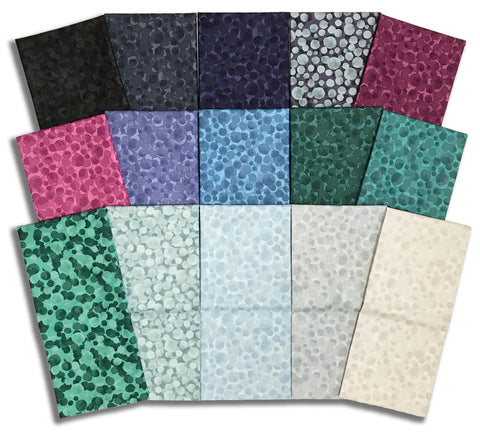 Matt's Pre-Cut Lewis & Irene 15 Piece Half Yard Bundle - Bumbleberries - Mystic