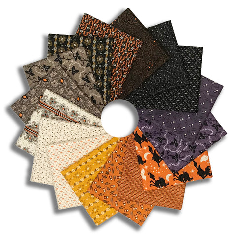 Matt's Pre-Cut Henry Glass & Co. 16 Piece Fat Quarter Bundle - Mr. Moon
