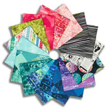 Matt's Pre-Cut Studio E 16 Piece Fat Quarter Bundle - Meow Mix
