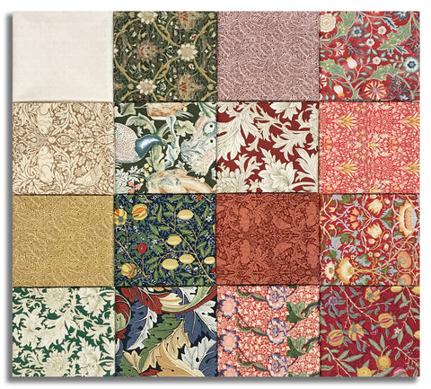 Matt's Free Spirit Pre-Cut 16 Piece Fat Quarter Bundle - Oxford Holiday