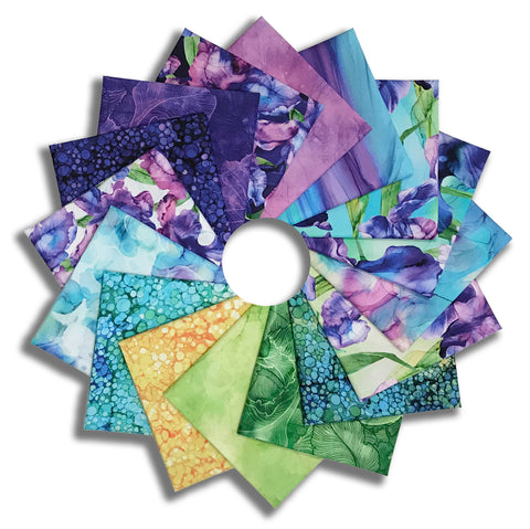 Matt's Northcott Digital Pre-Cut 16 Piece Fat Quarter Bundle - Infatuation
