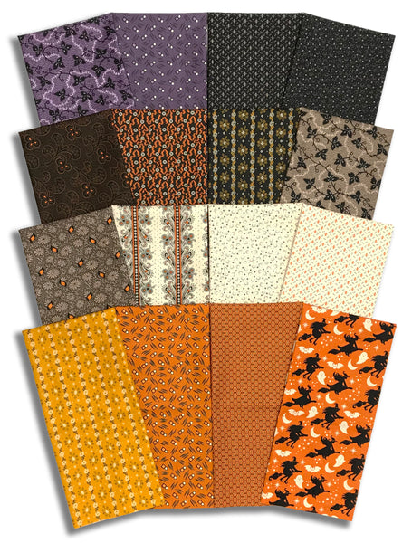 Matt's Pre-Cut Henry Glass & Co. 16 Piece Half Yard Bundle - Mr. Moon
