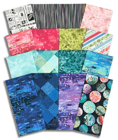 Matt's Pre-Cut Studio E 16 Piece Half Yard Bundle - Meow Mix
