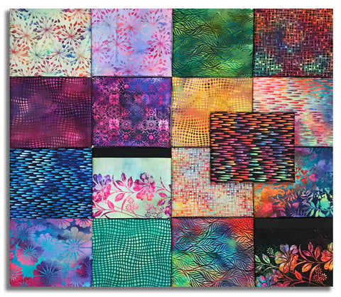 Matt's In The Beginning Pre-Cut 17 Piece Fat Quarter Bundle - Impressions