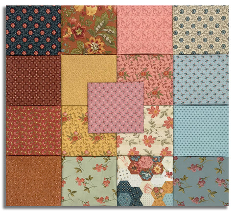 Matt's Andover Pre-Cut 17 Piece Fat Quarter Bundle - Farmer's Daughter