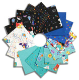 Matt's Wilmington Pre-Cut 17 Piece Fat Quarter Bundle - Fe-Line Frisky