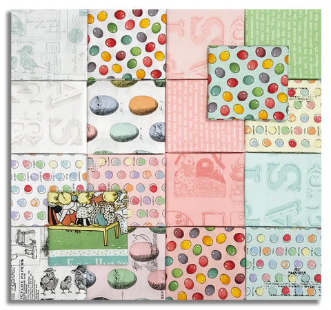 Matt's Riley Blake Pre-Cut 18 Piece Fat Quarter Bundle - Egg Hunt