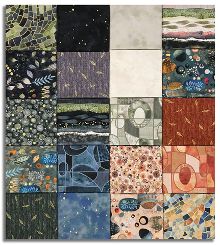 Matt's Windham Pre-Cut 20 Piece Fat Quarter Bundle - Flora & Form