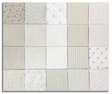Matt's Andover Pre-Cut 20 Piece Fat Quarter Bundle - Snow Flurry