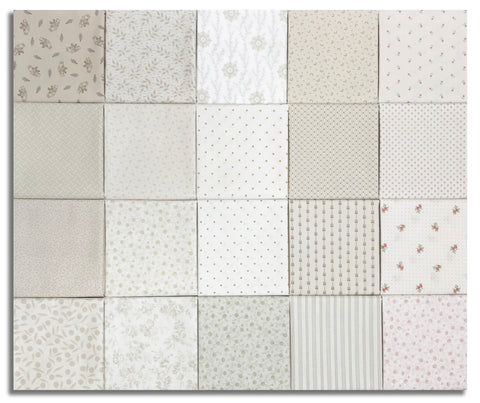 Matt's Andover Pre-Cut 20 Piece Fat Quarter Bundle - Snow Flurry