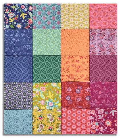 Matt's Riley Blake Pre-Cut 20 Piece Fat Quarter Bundle - Kipling Gardens