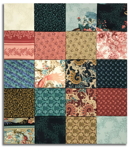 Matt's Pre-Cut Henry Glass & Co. 20 Piece Fat Quarter Bundle - Philomena