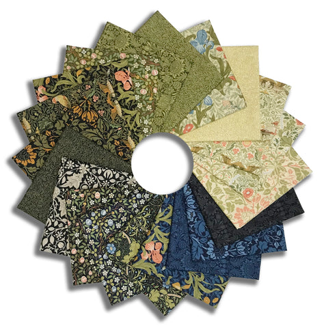 Matt's Pre-Cut Moda French General 20 Piece Fat Quarter Bundle - Morris Muse