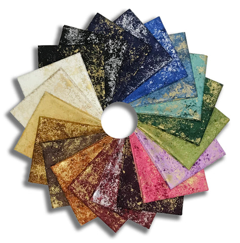 Matt's Hoffman Metallic Pre-Cut 20 Piece Fat Quarter Bundle - Brilliance