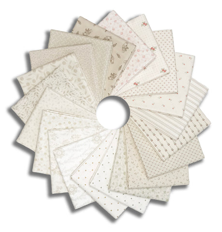 Matt's Andover Pre-Cut 20 Piece Fat Quarter Bundle - Snow Flurry
