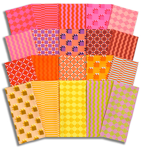 Matt's Windham Pre-Cut 20 Piece Half Yard Bundle - Annabel's Blenders - Hot