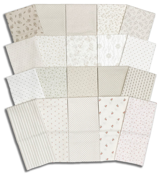 Matt's Andover Pre-Cut 20 Piece Half Yard Bundle - Snow Flurry