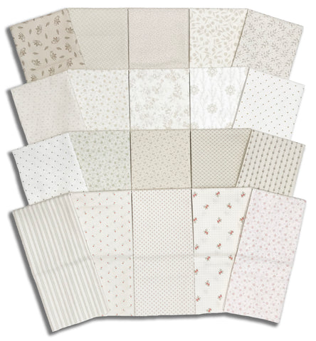 Matt's Andover Pre-Cut 20 Piece Half Yard Bundle - Snow Flurry