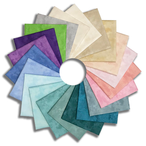 Matt's Northcott Pre-Cut 21 Piece Fat Quarter Bundle - Toscana - Light