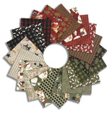 Matt's Riley Blake Pre-Cut 21 Piece Fat Quarter Bundle - Northern Christmas