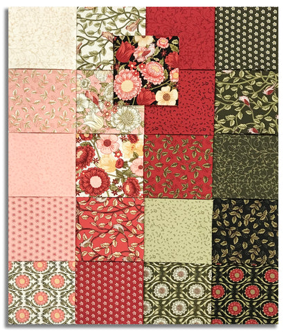 Matt's Riley Blake Pre-Cut 21 Piece Fat Quarter Bundle - Tangled Garden
