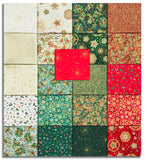 Matt's Andover/Makower Pre-Cut 21 Piece Fat Quarter Bundle - Good Tidings