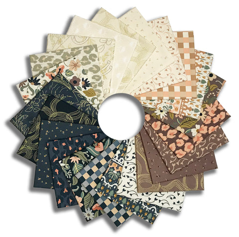 Matt's Pre-Cut Moda 22 Piece Fat Quarter Bundle - Sunlit Ruins