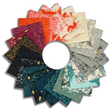 Matt's Pre-Cut Moda 23 Piece Fat Quarter Bundle - Fireglow