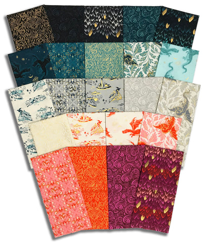Matt's Pre-Cut Moda 23 Piece Half Yard Bundle - Fireglow