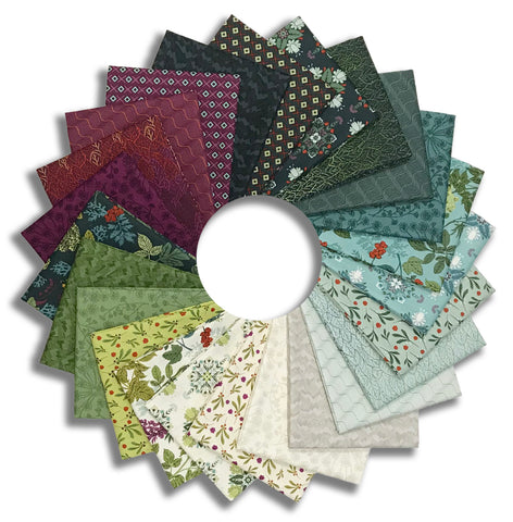 Matt's Andover Pre-Cut 24 Piece Fat Quarter Bundle - Nordic Summer
