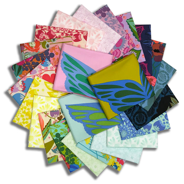 Matt's Northcott Pre-Cut 24 Piece Fat Quarter Bundle With 24" PANELS - Overdressed - Includes 3 PANELS