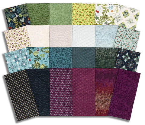 Matt's Andover Pre-Cut 24 Piece Half Yard Bundle - Nordic Summer