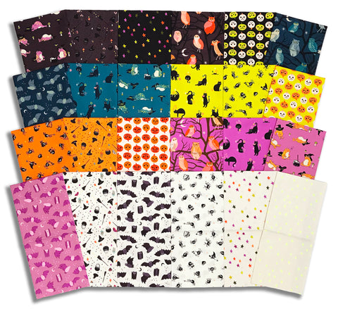 Matt's Pre-Cut Moda 24 Piece Half Yard Bundle - Freaky Familiars
