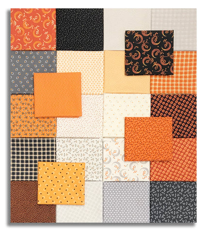 Matt's Cut Andover Pre-Cut 24 Piece Fat Quarter Bundle - Midnight Moon