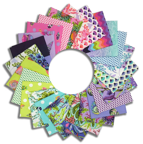 Matt's Pre-Cut 25 Piece Fat Quarter Bundle - Floral Reef
