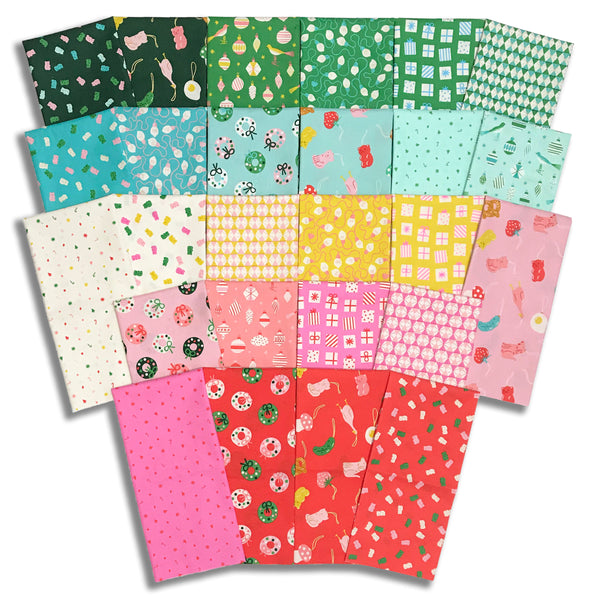 Matt's Pre-Cut Moda 26 Piece Half Yard Bundle - Merry Happy
