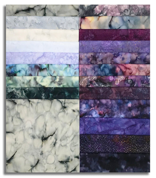 Matt's Pre-Cut Hoffman Batiks 40 Piece 10" Layer Cake - Galaxy