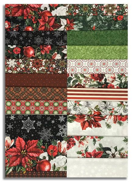 Matt's In The Beginning Pre-Cut 40 Piece 10" Squares Layer Cake - Winter Enchantment