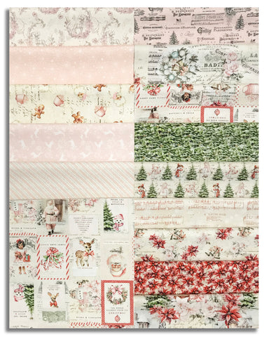 Matt's Pre-Cut Blank Quilting 40 Piece 10" Layer Cake Squares  - Christmas Magic