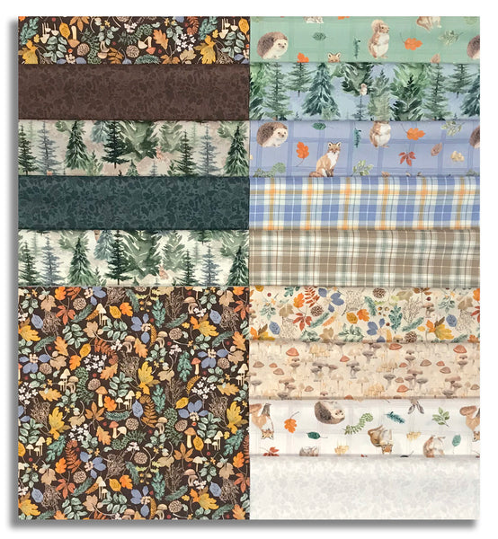Matt's Clothworks Pre-Cut 40 Piece 10" Layer Cake Squares - Woodland Way