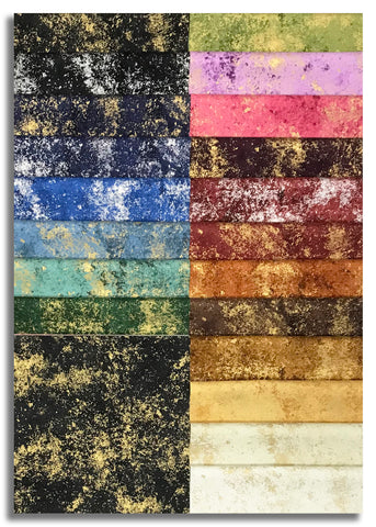 Matt's Pre-Cut Hoffman Metallic 40 Piece 10" Layer Cake - Brilliance