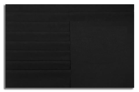 Matt's Pre-Cut 40 Piece 10" Layer Cake Squares - Moda Bella Solids - 9900 99 Black