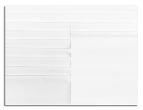 Matt's Pre-Cut 40 Piece 10" Layer Cake Squares - Moda Bella Solids - 9900 500 White White