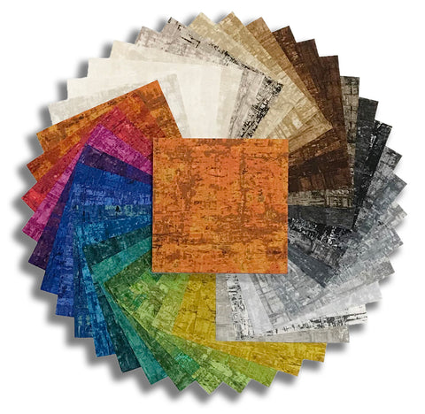 Matt's Pre-Cut 40 Piece 5" Charm Squares - Nitty Gritty - Eclectic