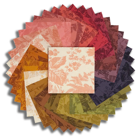 Matt's Andover Pre-Cut 40 Piece 5" Charm Squares - Veromont - Summer