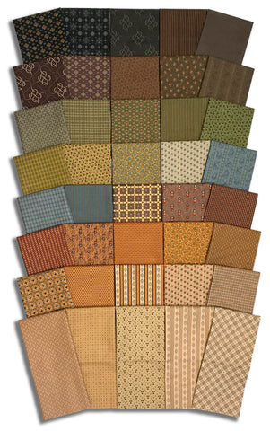 Matt's Andover Pre-Cut 40 Piece Half Yard Bundle - Jo Morton